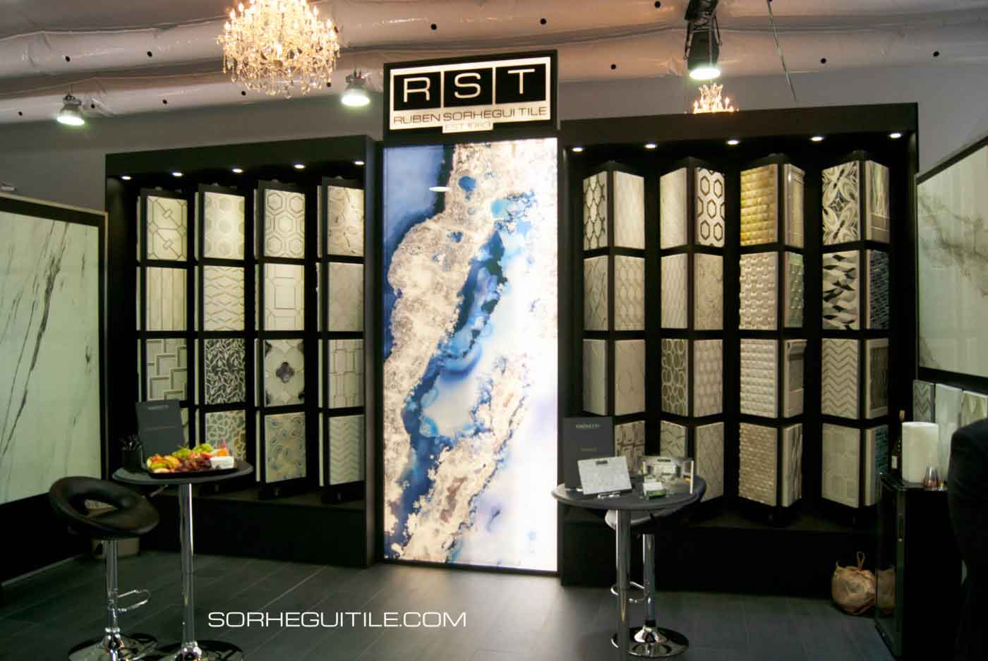 Ruben Sorhegui Tile Distributors Booth at the 2019 Luxury Home Show