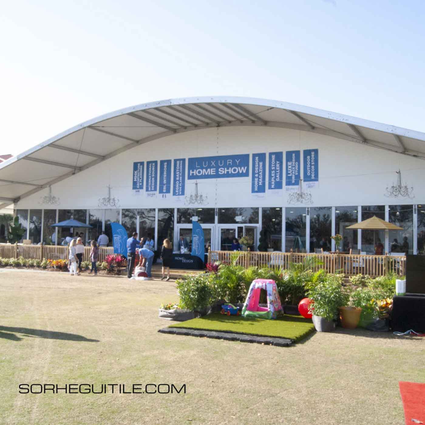 The 2019 Luxury Home Show entrance | Ruben Sorhegui Tile Distributors Southwest Florida Tile, Stone, Mosaic Distributor