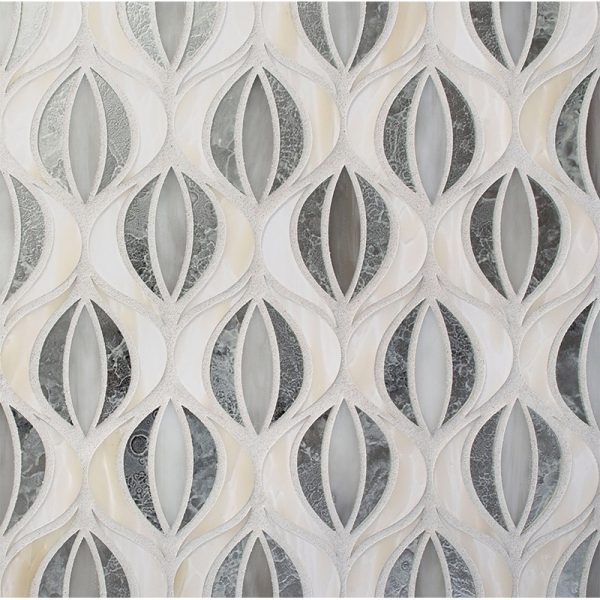 Devotion Lotus Pattern Glass Tile