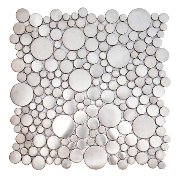 Stainless Steal Round Mosaic from Bati Orient