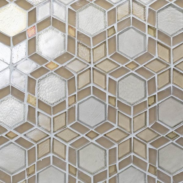 Devotion Champagne Blend Glass Tile