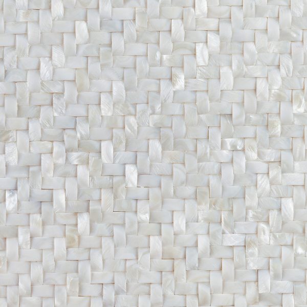 Chique Basketweave Mother of Pearl