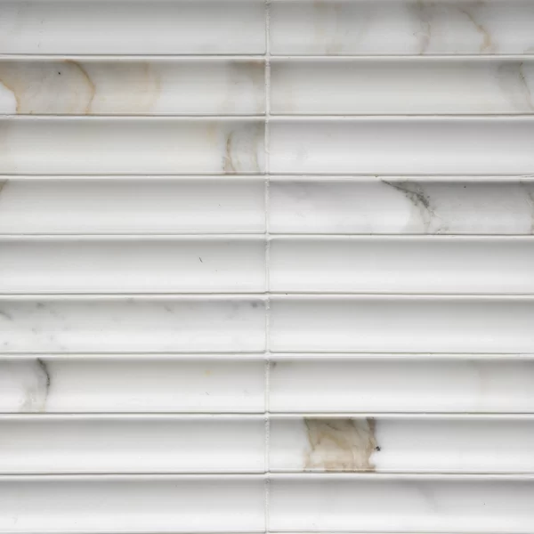 Fluted Calacatta Natural Stone Mosaic