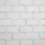 New York Brick in White Natural Stone Mosaic