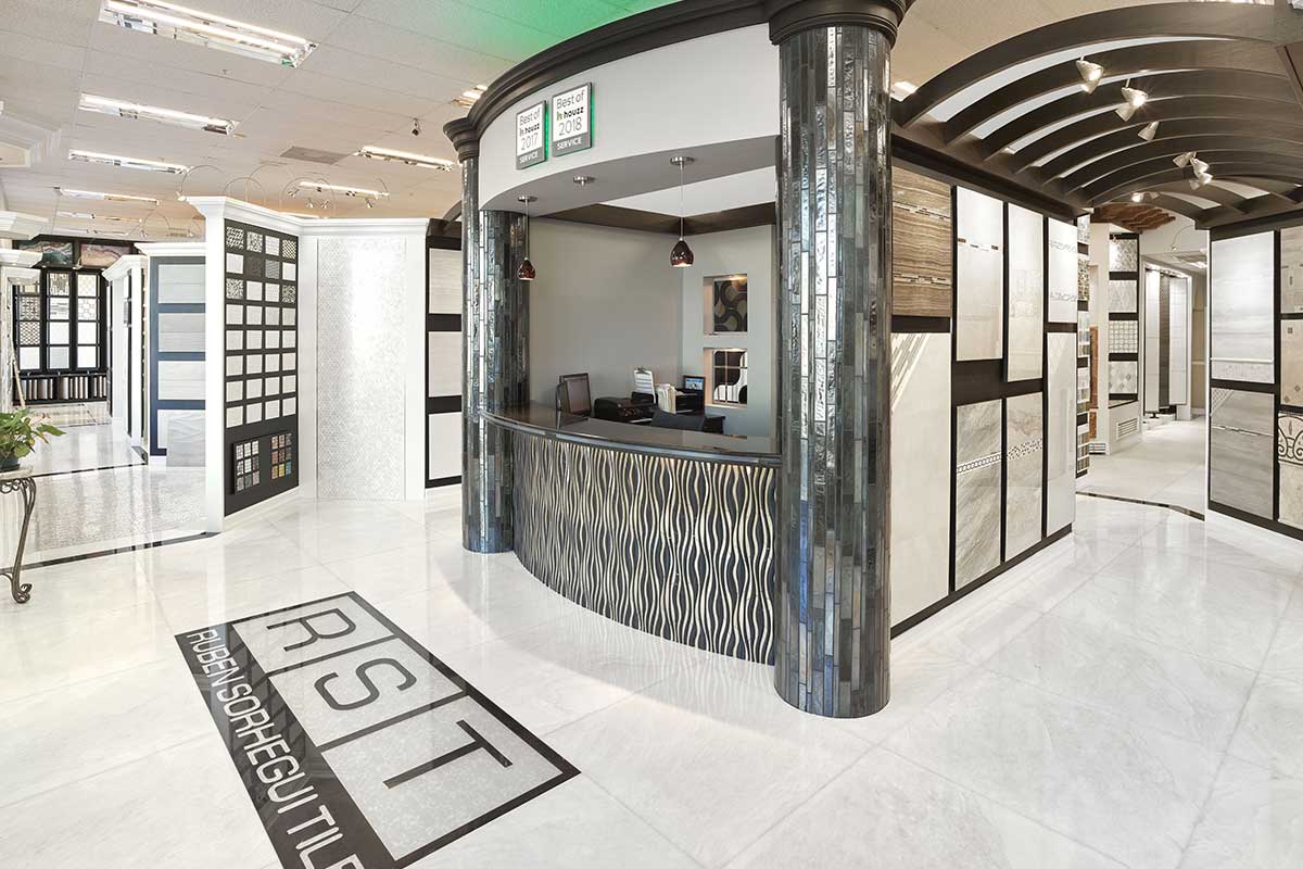 Ruben Sorhegui Tile Distributors Naples Florida Showroom | Book an appoint with one of our tile experts today!