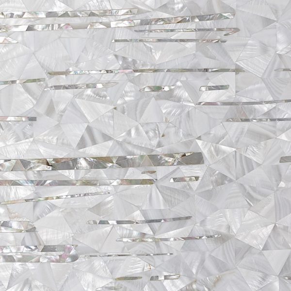 Silver Birch Mother of Pearl Mosaic