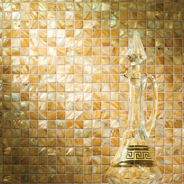 Siminetti Mother of Pearl Mosaics available only at Ruben Sorhegui Tile