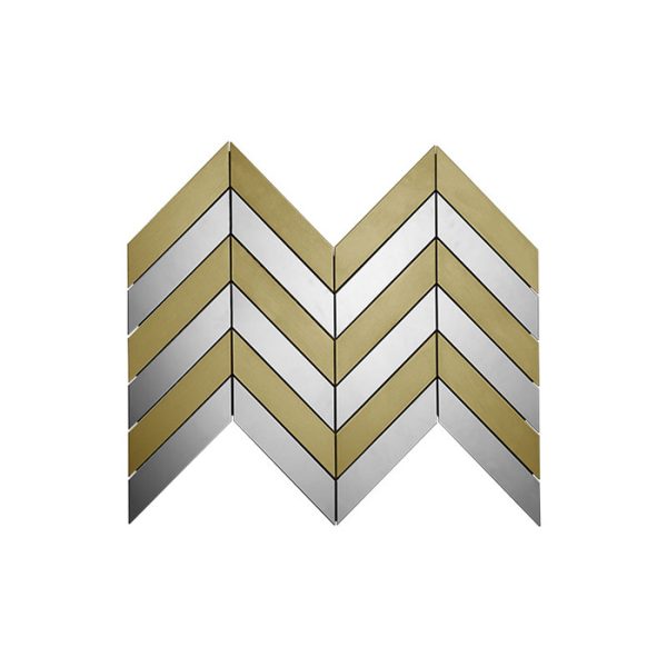 Neelnox Stainless Steel Mosaic available only at Ruben Sorhegui Tile